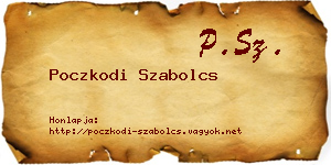 Poczkodi Szabolcs névjegykártya
